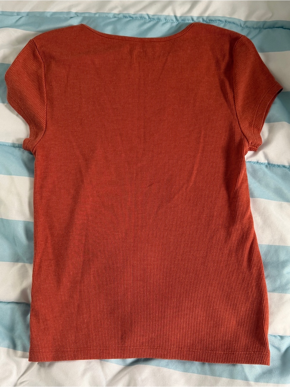 American Eagle Ribbed Tee - Picture 2 of 3